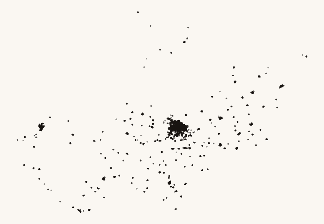 Mapa de puntos: las 5 539 cafeterías de Jalisco